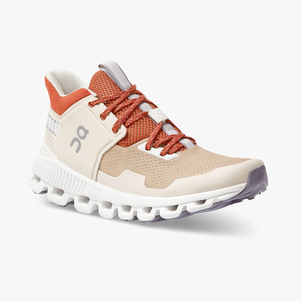 On Running Cloud Hi Sneakers Dam Beige | XXU735ID