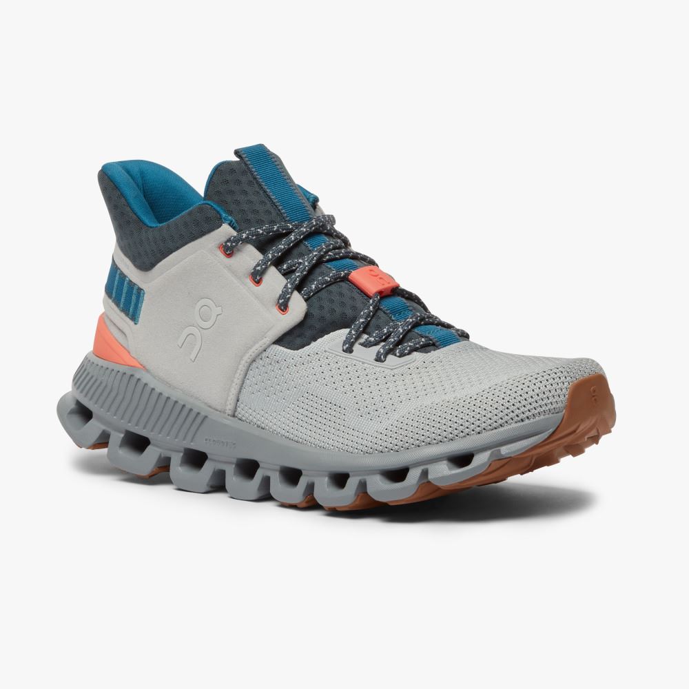 On Running Cloud Hi Sneakers Dam Grå | BNF6985TL