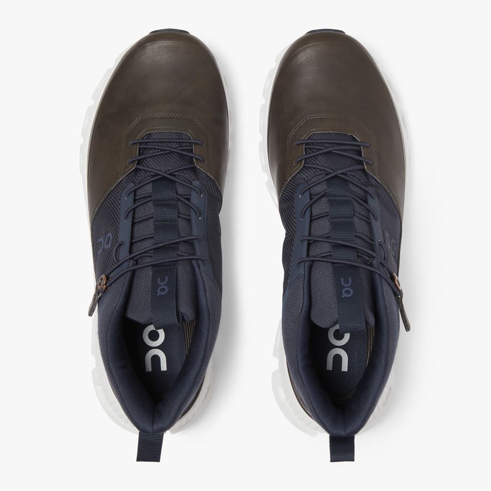 On Running Cloud Hi Sneakers Herr Bruna Marinblå | DAM6982OS