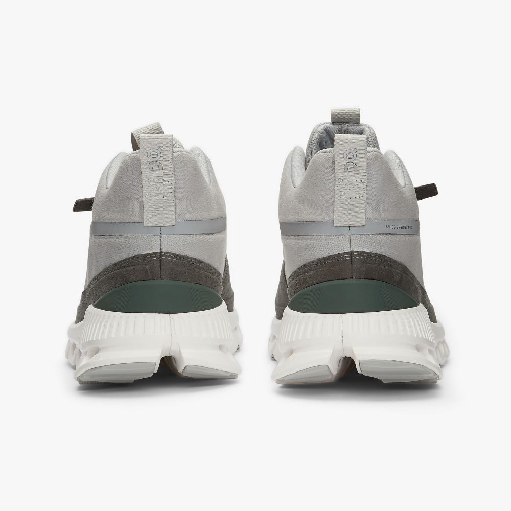 On Running Cloud Hi Sneakers Herr Grå | KGG2688EZ