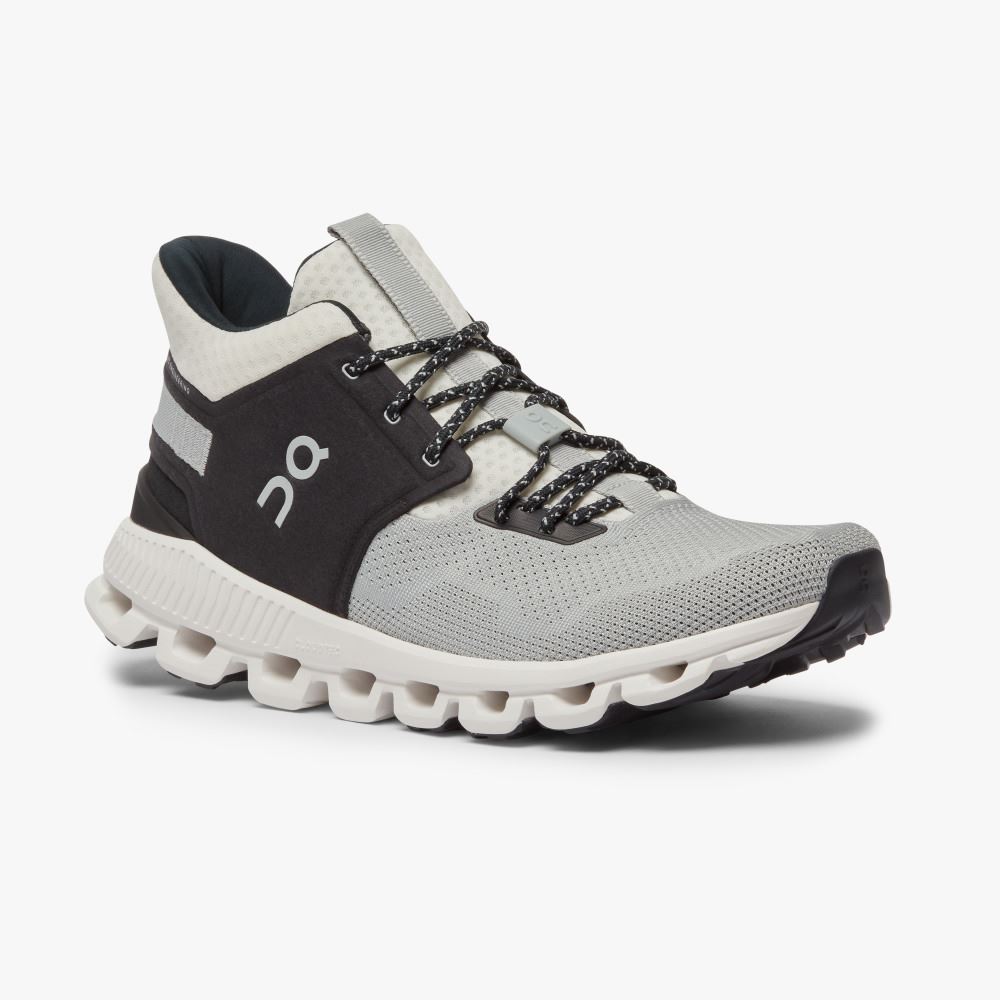 On Running Cloud Hi Sneakers Herr Grå Svarta | OQI8648TP