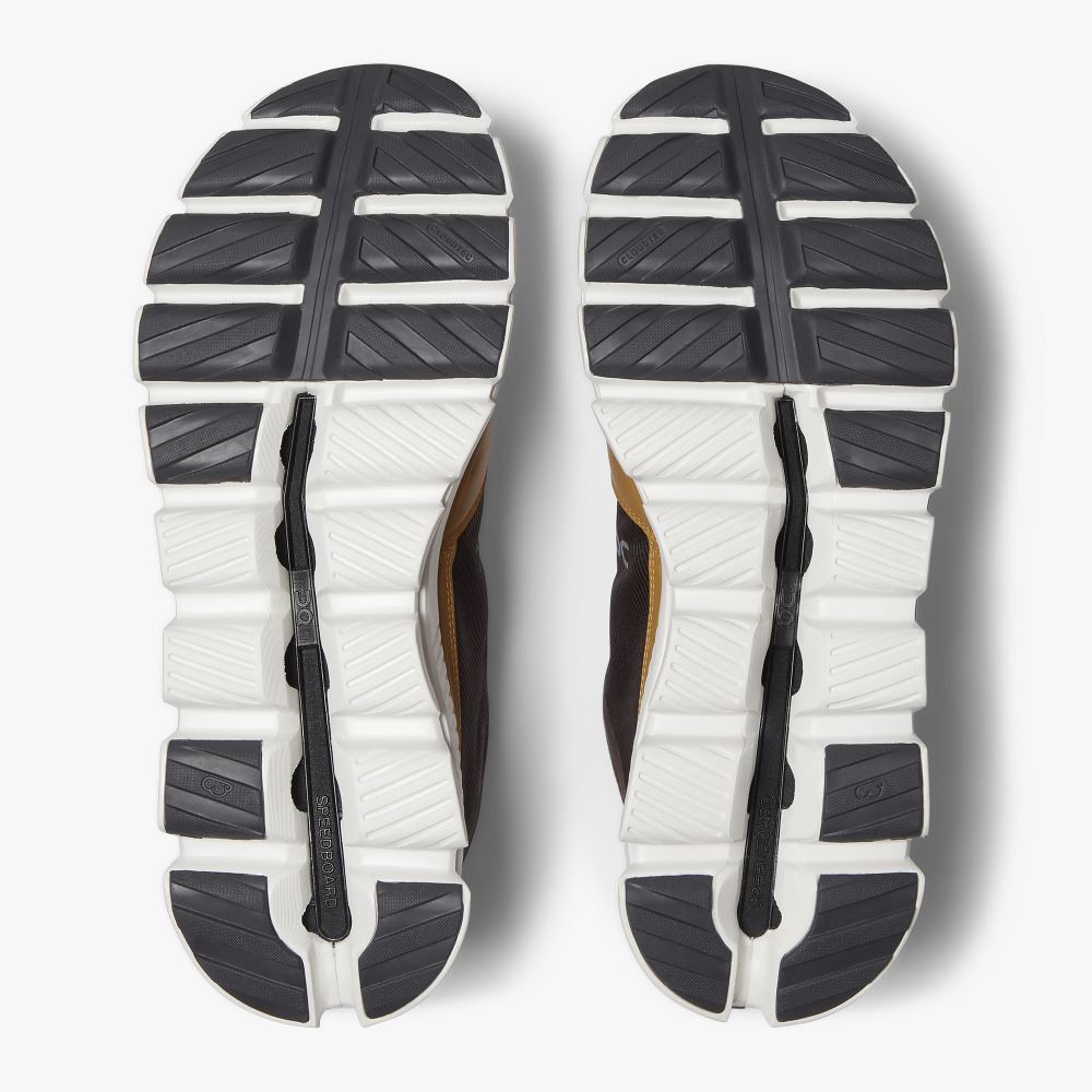 On Running Cloud Hi Sneakers Herr Gula Bruna | TIC1714GW