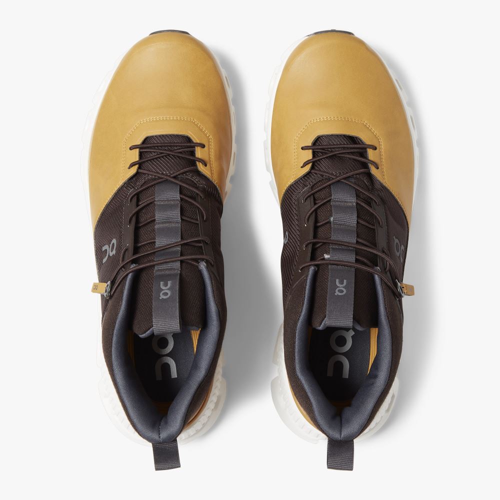 On Running Cloud Hi Sneakers Herr Gula Bruna | TIC1714GW