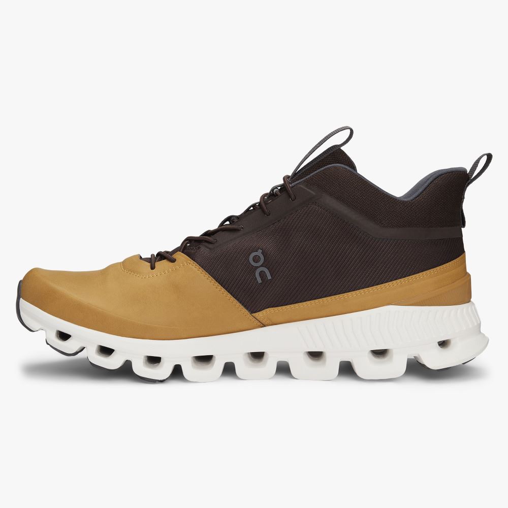 On Running Cloud Hi Sneakers Herr Gula Bruna | TIC1714GW