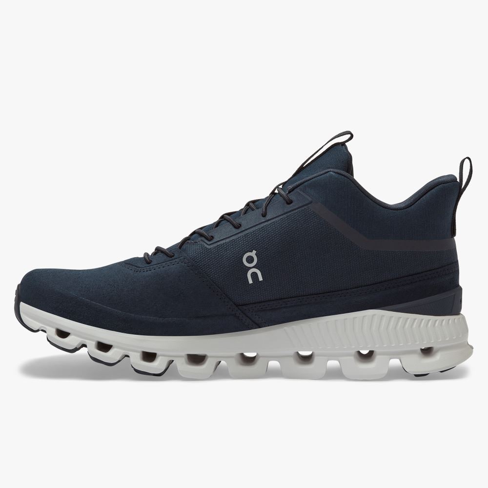On Running Cloud Hi Sneakers Herr Marinblå | CLT3638OW
