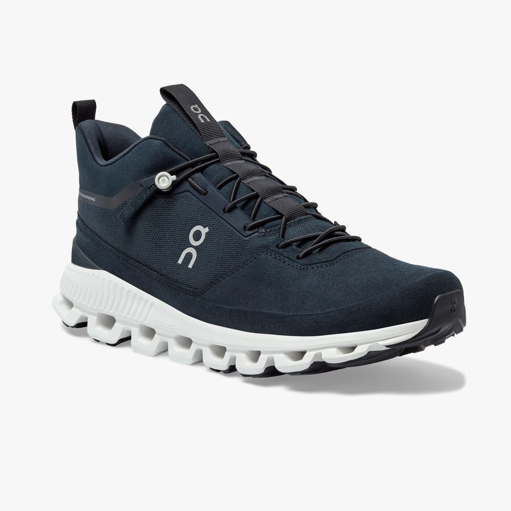 On Running Cloud Hi Sneakers Herr Marinblå | CLT3638OW