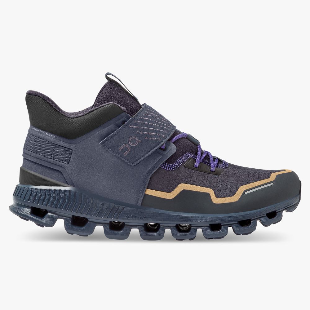 On Running Cloud Hi Sneakers Herr Marinblå Svarta | HLC4284JY