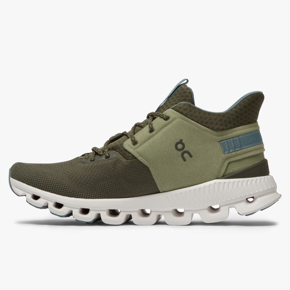 On Running Cloud Hi Sneakers Herr Olivgröna | HND4210JD