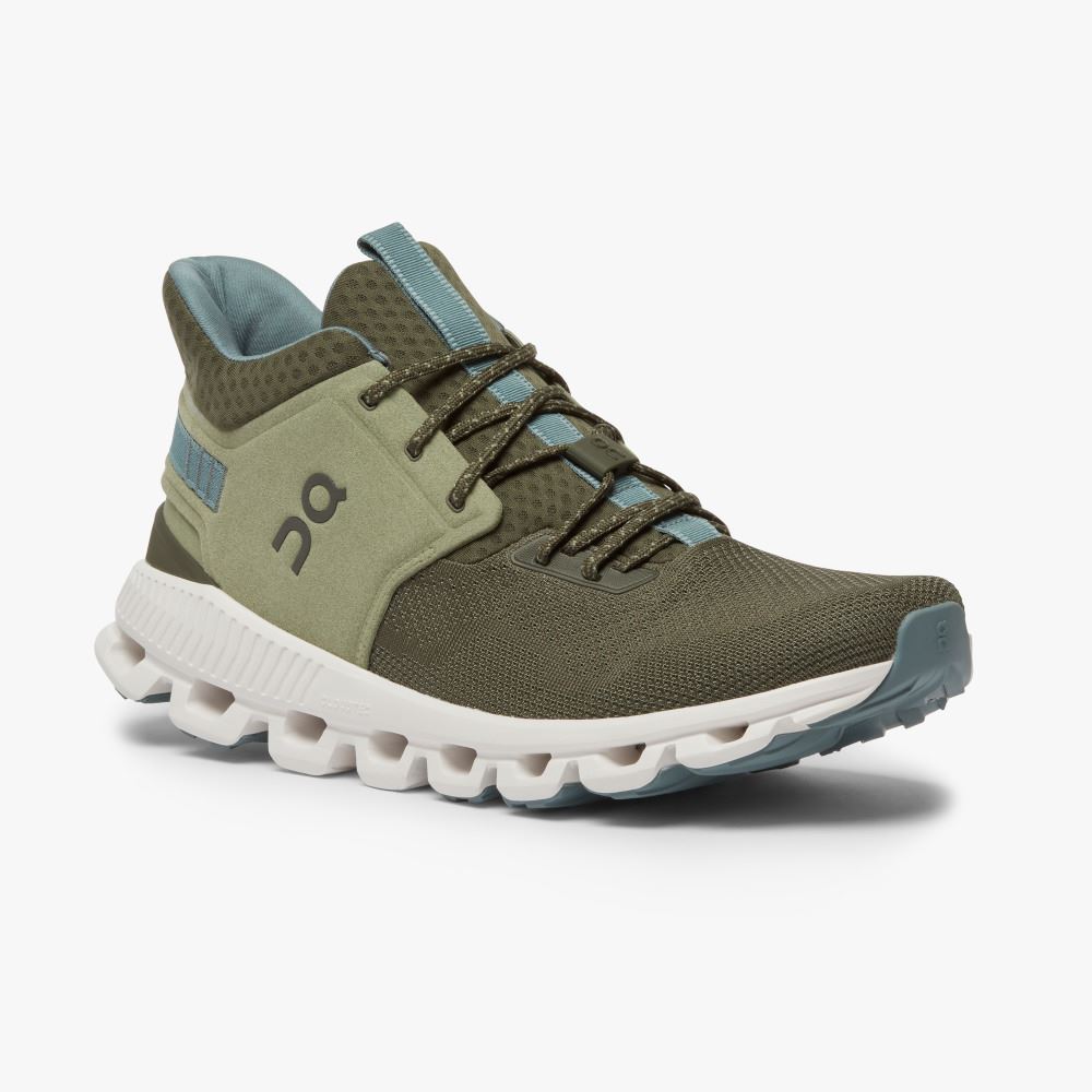 On Running Cloud Hi Sneakers Herr Olivgröna | HND4210JD