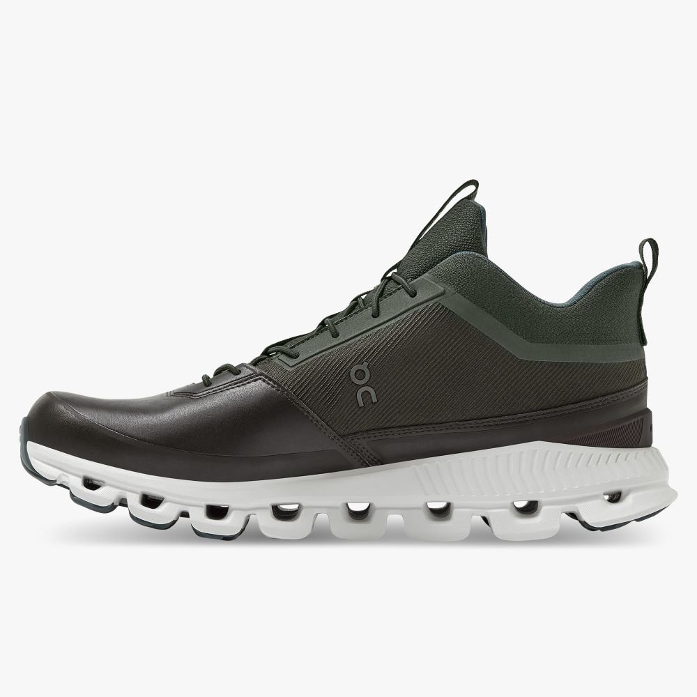 On Running Cloud Hi Sneakers Herr Svarta Olivgröna | MSR2324DM