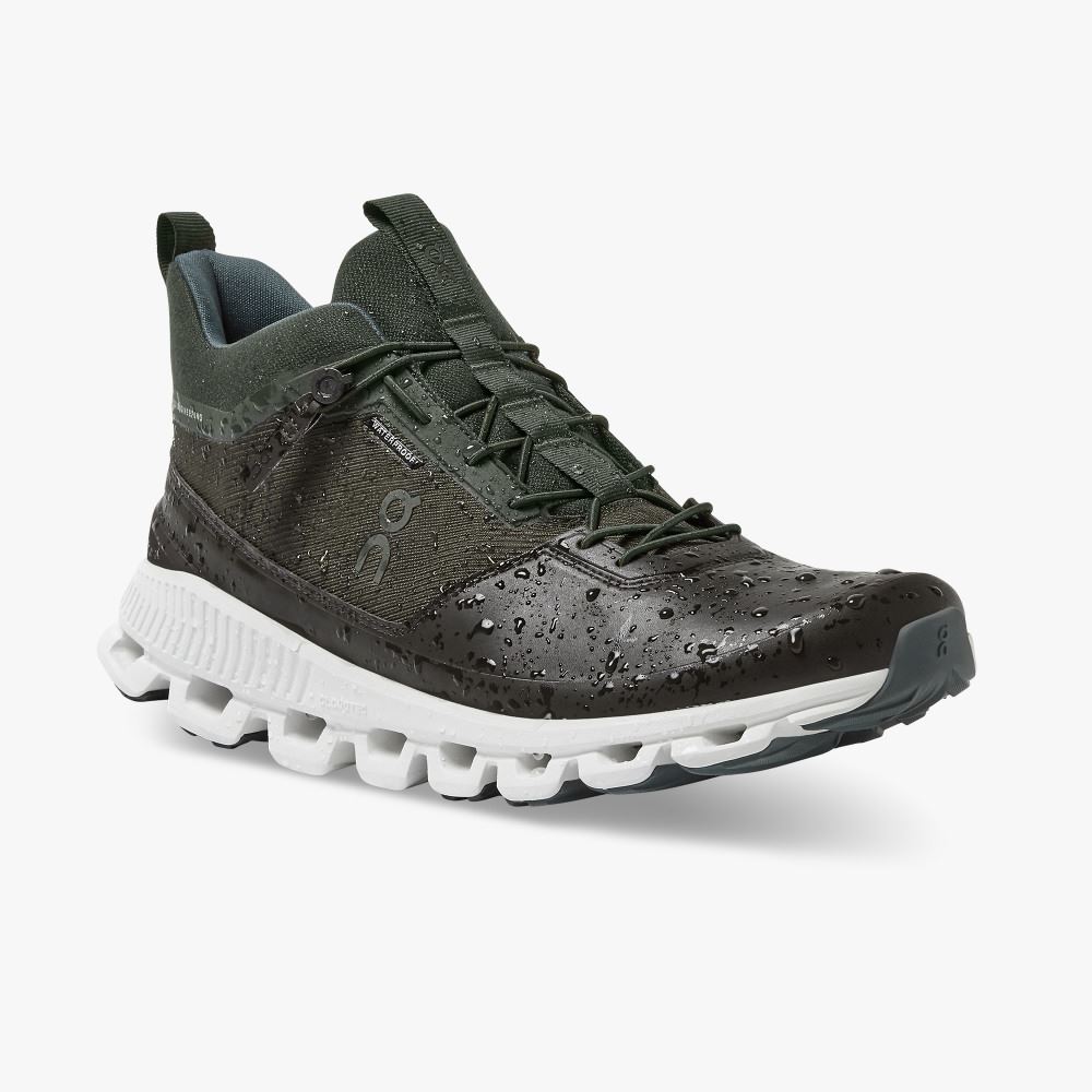 On Running Cloud Hi Sneakers Herr Svarta Olivgröna | MSR2324DM