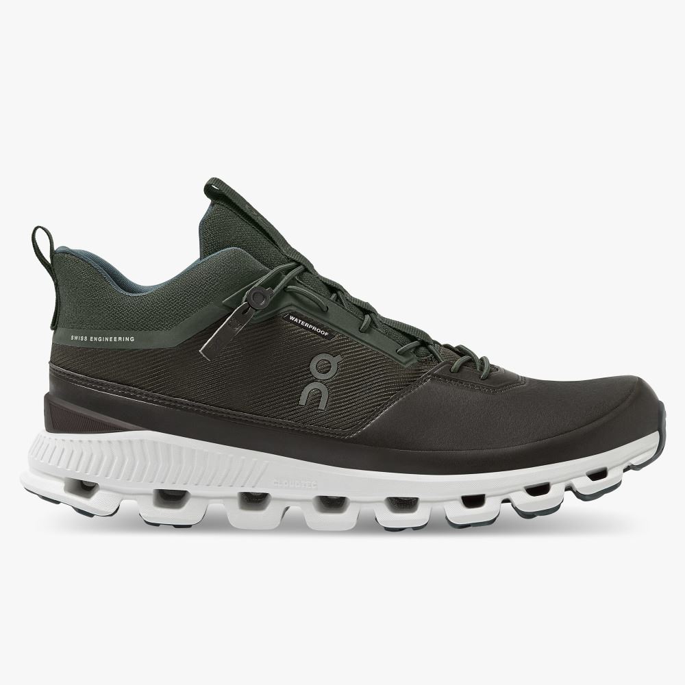 On Running Cloud Hi Sneakers Herr Svarta Olivgröna | MSR2324DM