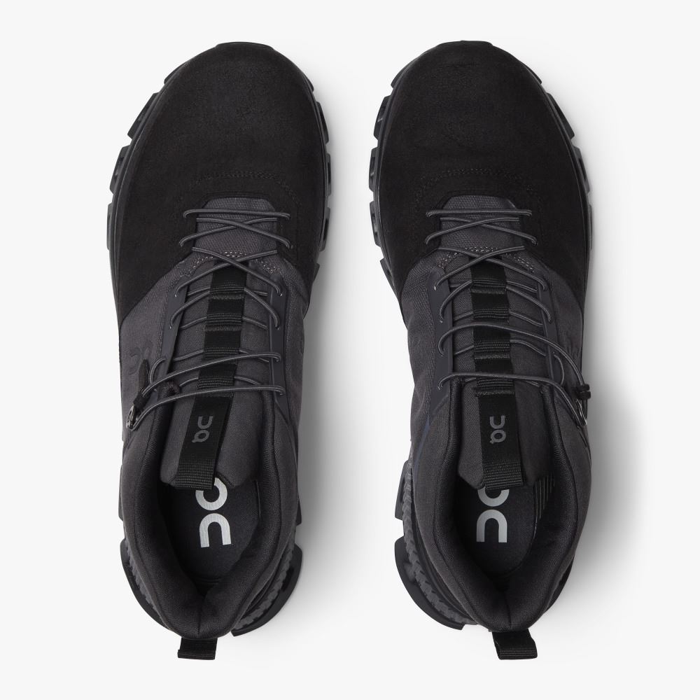 On Running Cloud Hi Sneakers Herr Svarta Grå | NUE1971KI