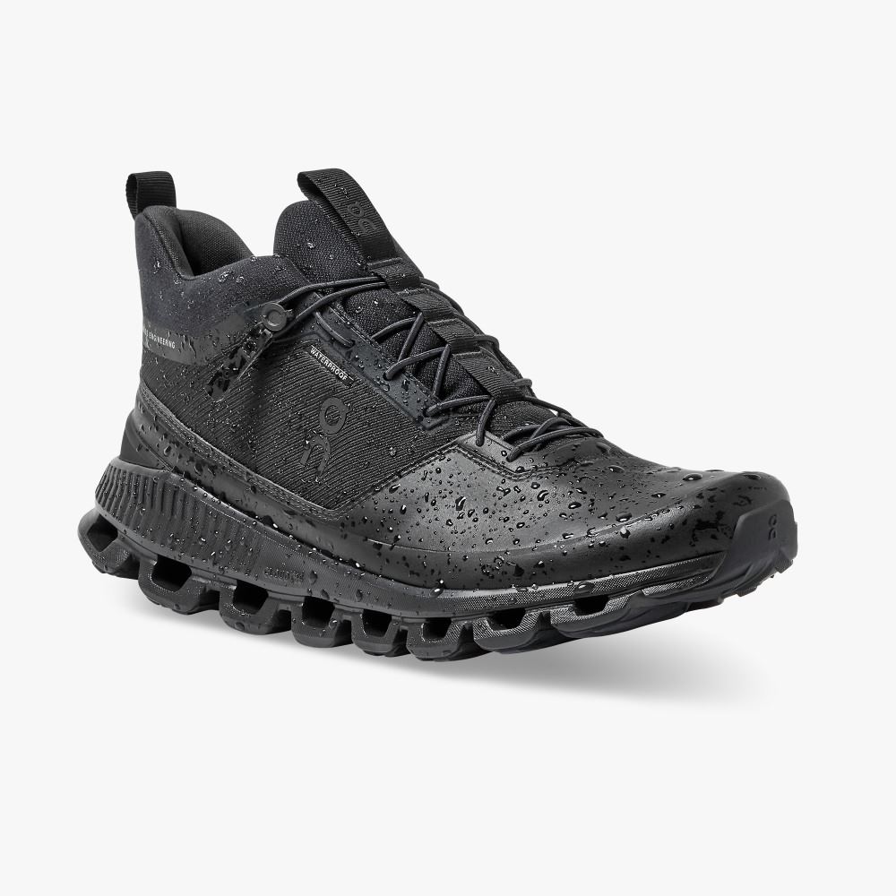 On Running Cloud Hi Sneakers Herr Svarta | TNV3189TV