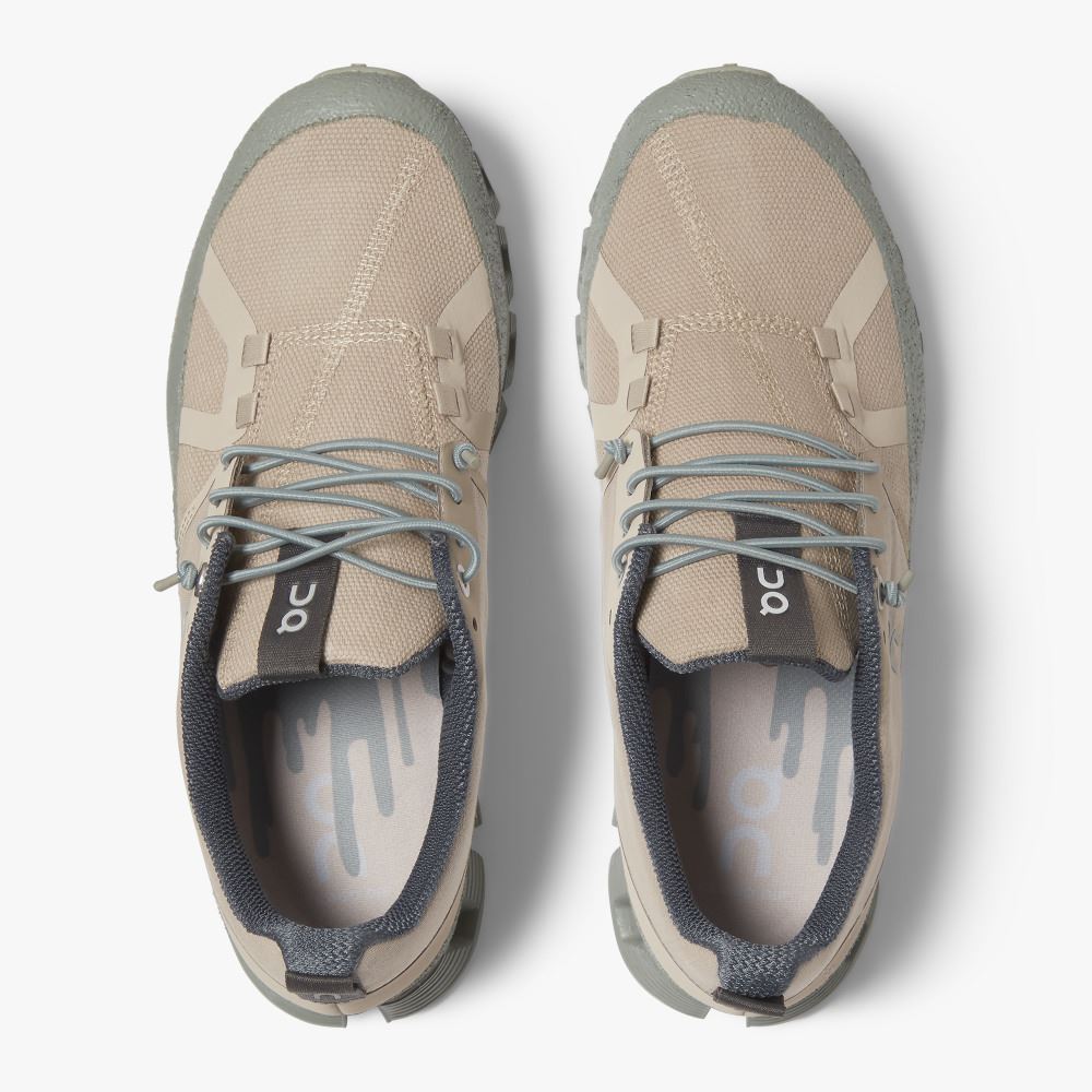 On Running Cloud Sneakers Dam Beige Gröna | IGA9564OG