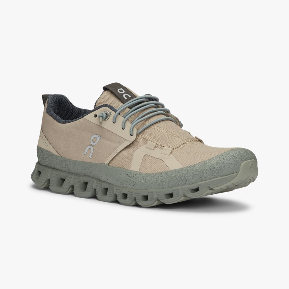 On Running Cloud Sneakers Dam Beige Gröna | IGA9564OG