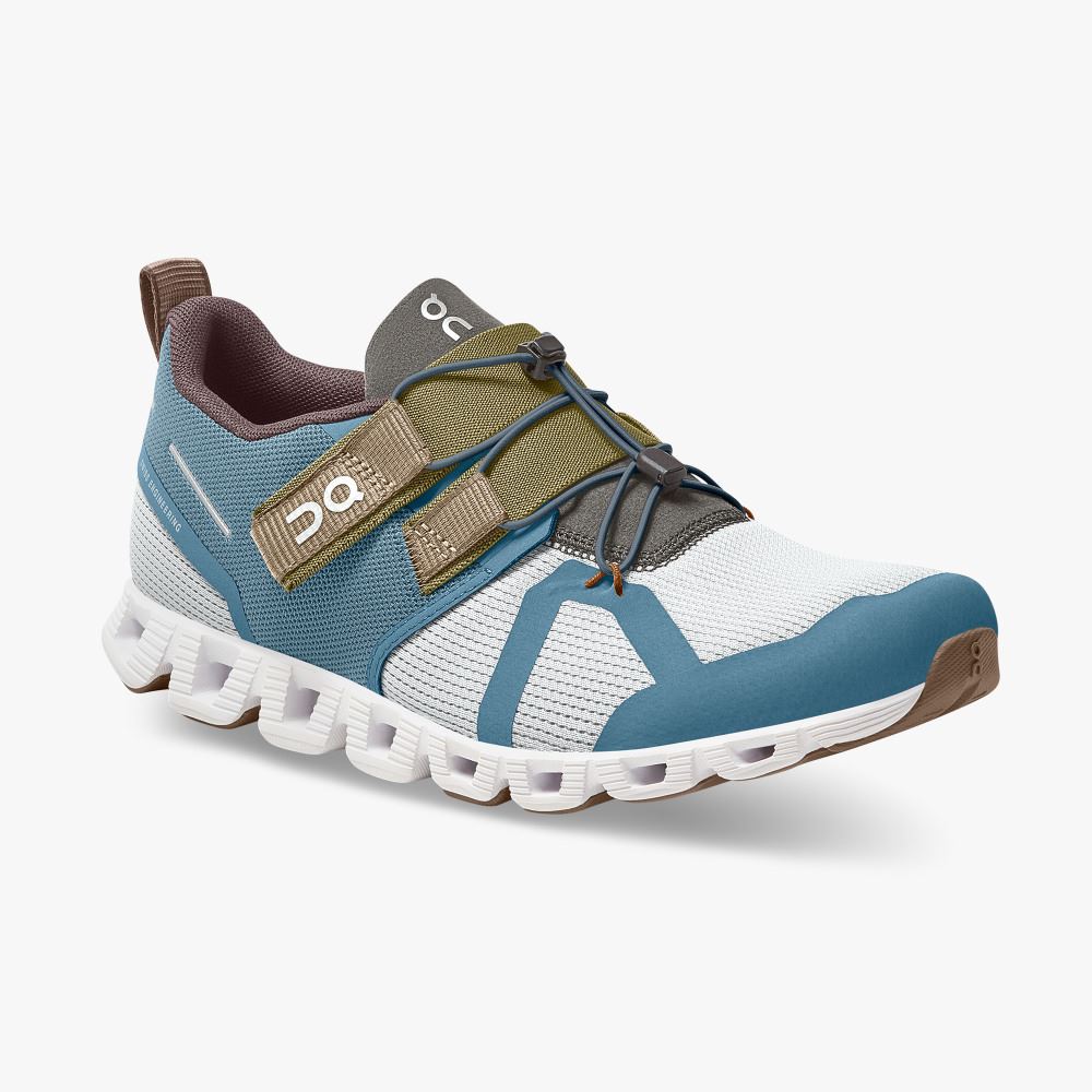 On Running Cloud Sneakers Dam Blå Vita | YRG8059QV