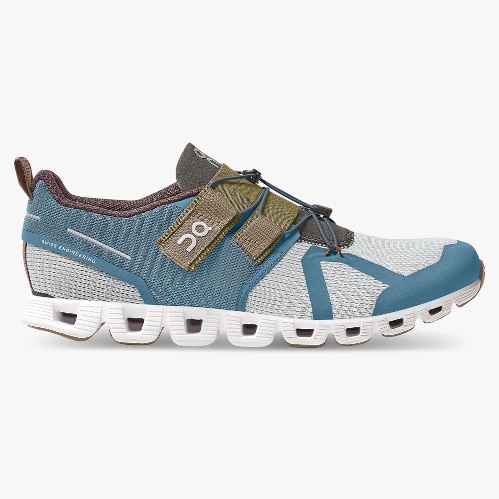 On Running Cloud Sneakers Dam Blå Vita | YRG8059QV