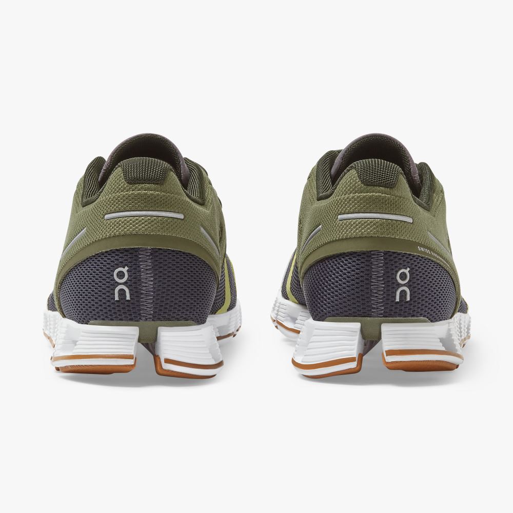 On Running Cloud Sneakers Dam Olivgröna Marinblå | TQA9111GZ