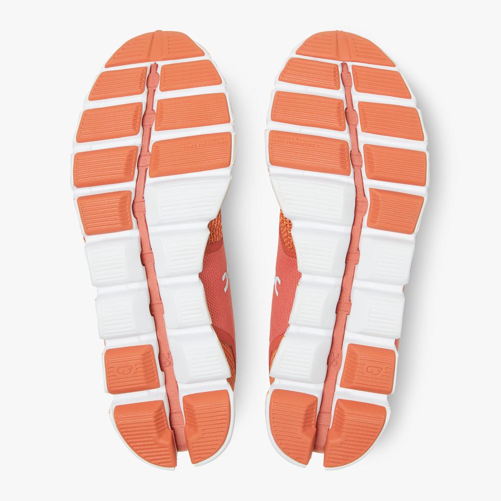 On Running Cloud Sneakers Dam Orange Röda | YJG8159GN
