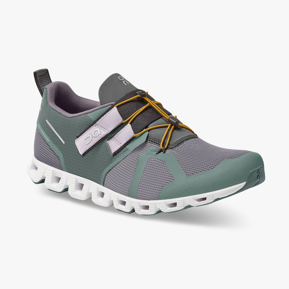 On Running Cloud Sneakers Herr Grå Gröna | VGK7991UX