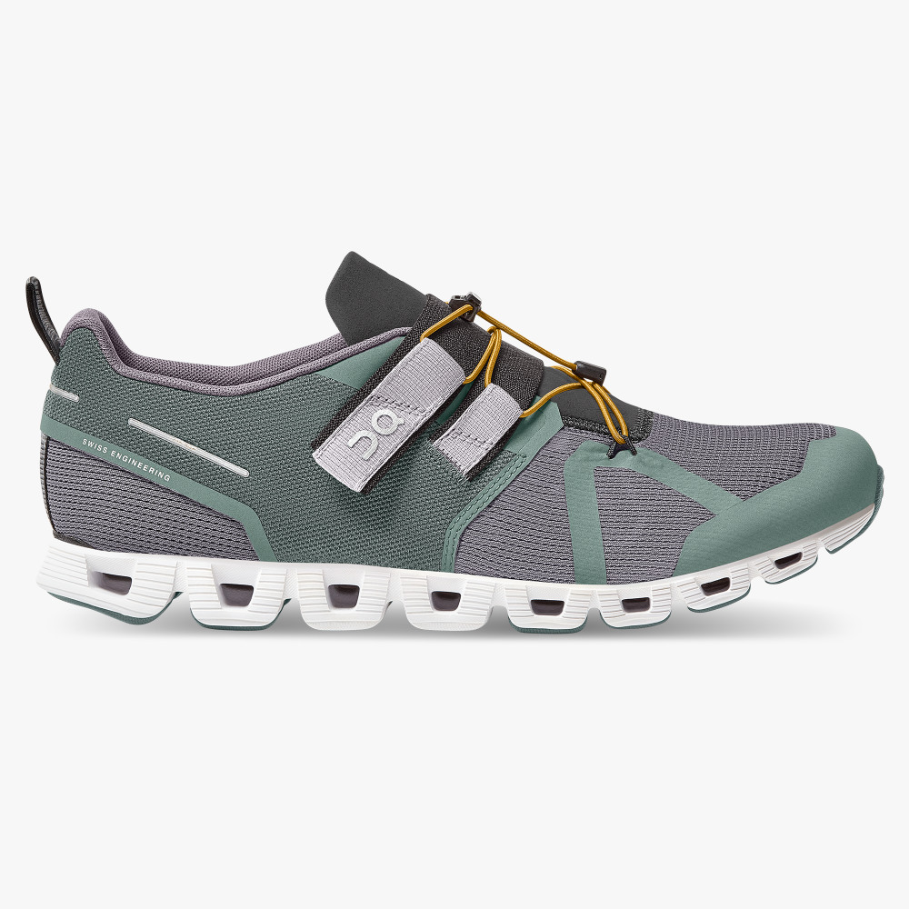 On Running Cloud Sneakers Herr Grå Gröna | VGK7991UX