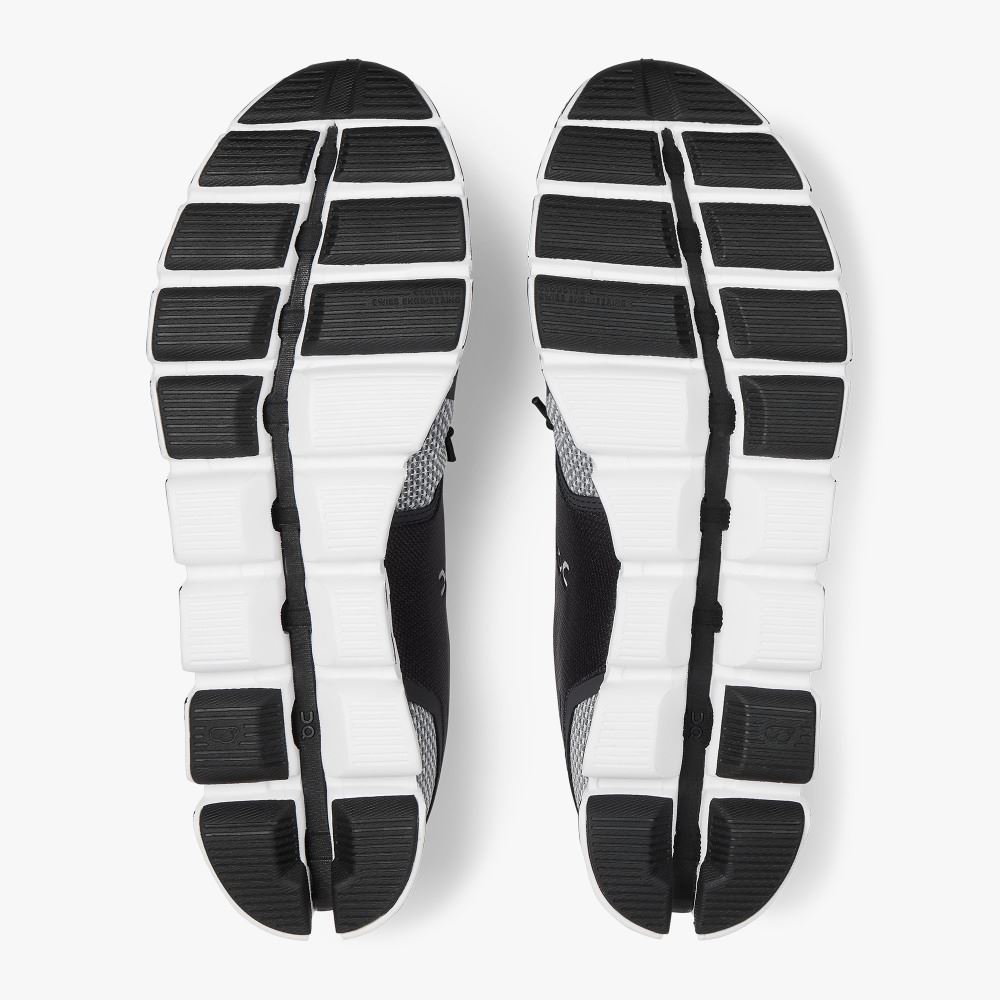 On Running Cloud Sneakers Herr Svarta Grå | TOH440IF