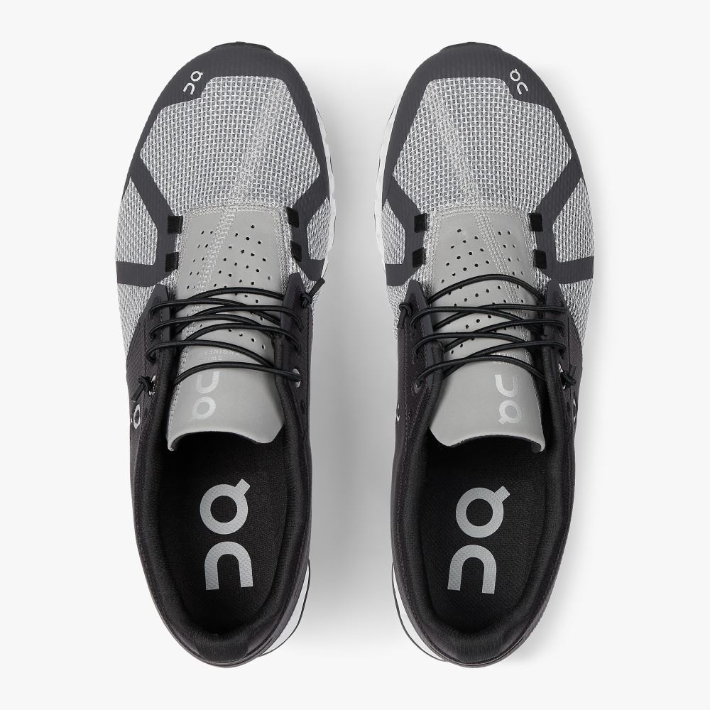 On Running Cloud Sneakers Herr Svarta Grå | TOH440IF