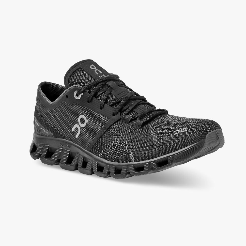 On Running Cloud X Stabila Löparskor Dam Svarta | HEG9143VQ