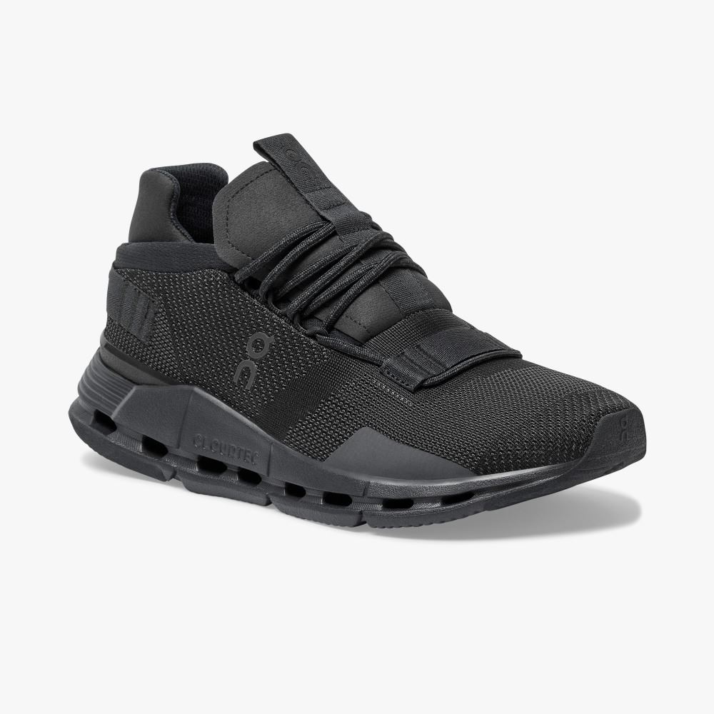 On Running Cloudnova Sneakers Dam Svarta | XTN5690QJ