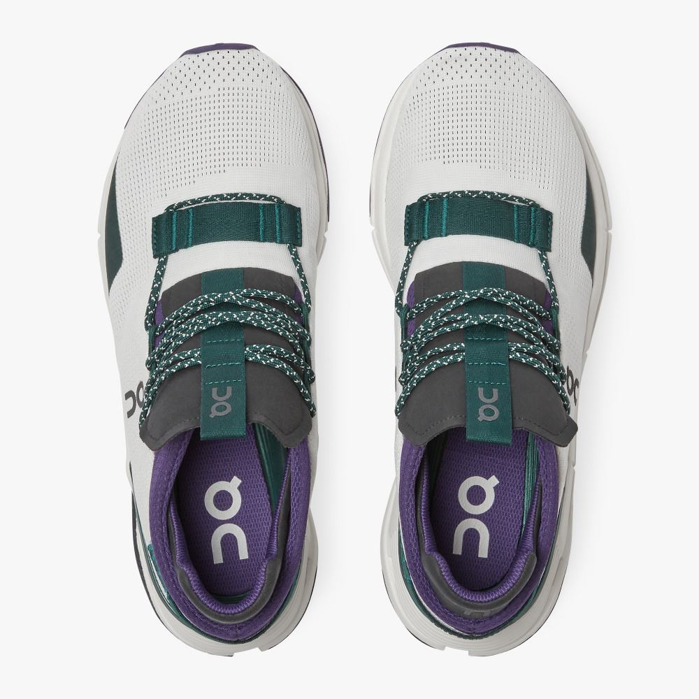 On Running Cloudnova Sneakers Dam Vita Gröna | DNL8139KU