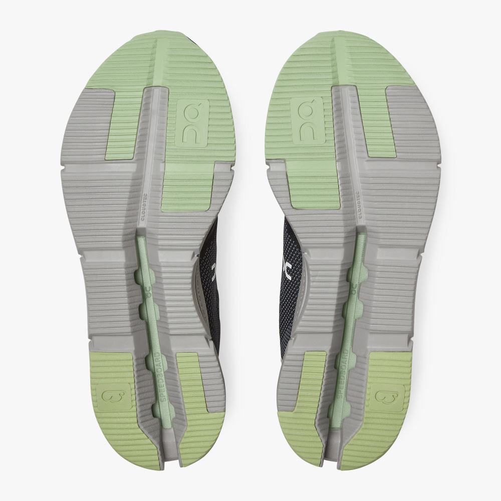 On Running Cloudnova Sneakers Herr Svarta Gröna | EDM7294ZD
