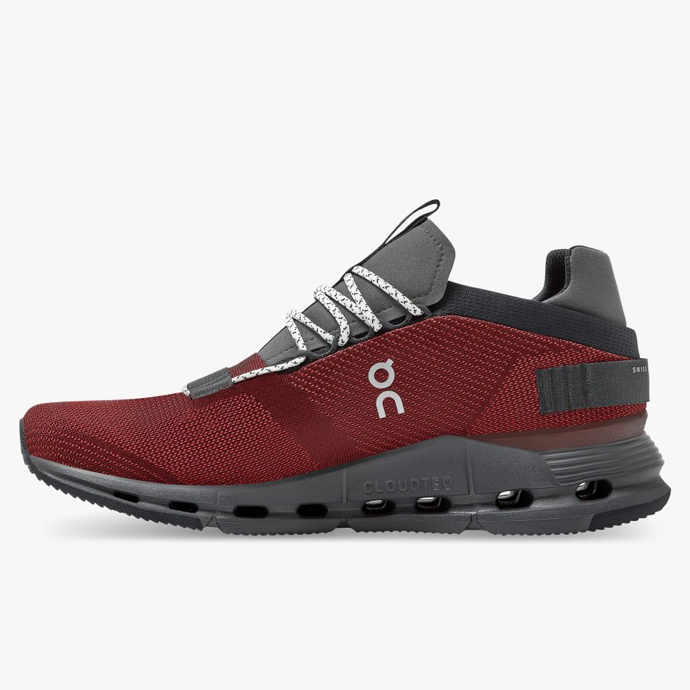 On Running Cloudnova Sneakers Herr Vinröda | SZW154NF