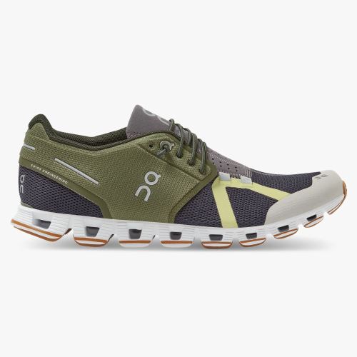 On Running Cloud Sneakers Dam Olivgröna Marinblå | TQA9111GZ